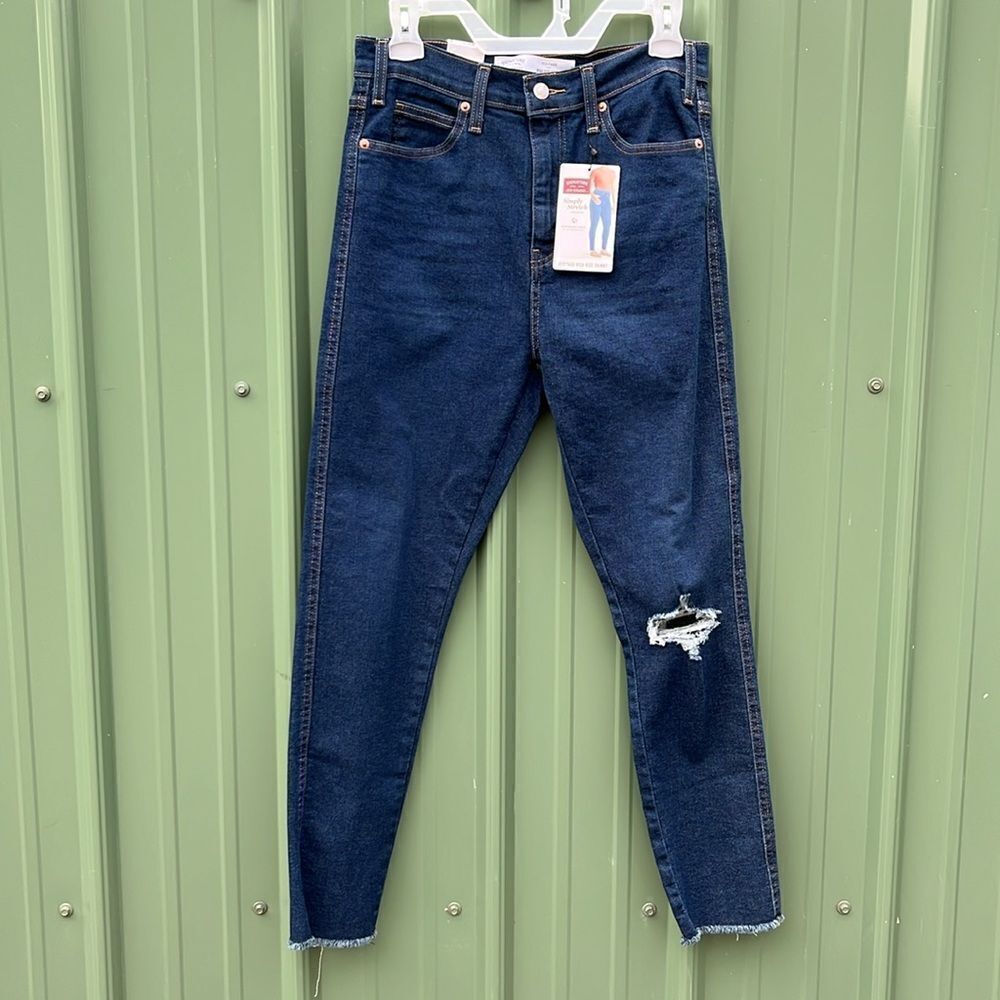 Women's Levi Heritage High Rise Skinny Jeans Pants Size 6/28